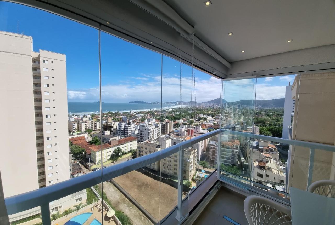Apartamento Encantador Guarujá Enseada Vista Mar Exterior foto